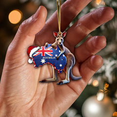 Maxcorners Custom Name Australia Ornament, Christmas Gift for Australia Lover 2D Flat LM2111