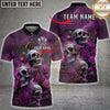 Maxcorners Skull Darts Gothic Roses Multi Options Personalized Name, Team Name Unisex 3D Shirt (4 Colors)