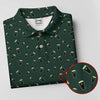 Maxcorners Dark Stout Beer St Patrick's Day Green Shamrock Golf Shirt, Ladies Golf Tops, Golf Shirt For Women