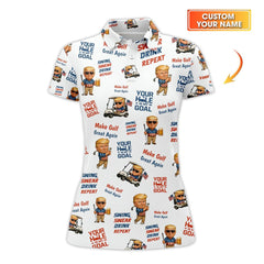 Maxcorners Make Golf Great Again Trump Golf Shirt – Funny Custom Sports Tee, Gift for Golfers LM0509