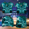 Maxcorners Bowling Ice Wolf Lightning Design Personalized Team Sportswear Set - Polo Shirt, Cap & Skorts