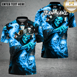 Maxcorners Grim Reaper Dartboard  Flames Multioptions Personalized Name, Team Name Unisex 3D Shirt (4 Colors)
