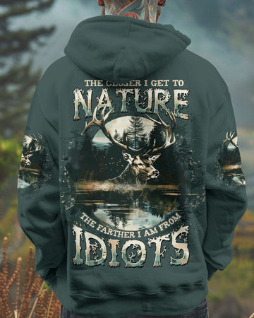 Maxcorners (Hot Deal) The Closer I Get To Nature Deer Hunting All Over Print LM1601