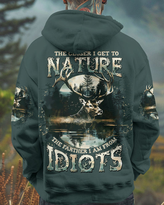 Maxcorners (Hot Deal) The Closer I Get To Nature Deer Hunting All Over Print LM1601