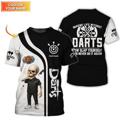 Maxcorners Imagine Life Without Custom Dart Jersey Team, Funny Dart Shirts, Best Darts Gift For Dart Player LM0509