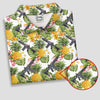 Maxcorners Tropical Pineapple Rifle Golf Shirt, Hawaiian Tactical Print, Women’s Golf Polo LM1507