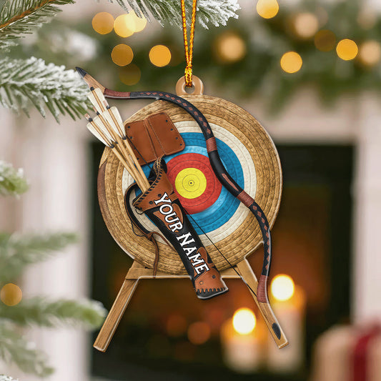 Maxcorners Archery, Home Decor, Christmas Ornament, Personalized Ornaments 2D Flat LM2111