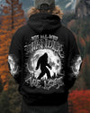 Maxcorners Not All Who Wander Are Lost Bigfoot Moon All Over Print LM2101