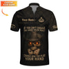 Maxcorners Texas Hold Em Shirts, Custom Name Poker Player Polos, Skull Poker ShirtLM1009