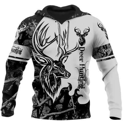 Maxcorners Deer Hunter Scent Attractor 3D Over Printed Hoodie