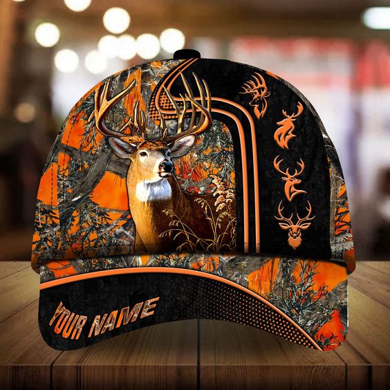 Maxcorners Camosneak Deer Hunting Safari Personalized Cap