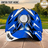 Maxcorners Golf Geometric Lightning Tee Ball Emblem Personalized Name 3D Classic Cap