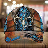 Maxcorners Skull Deer Hunting Steel Pattern 3D Multicolor Personalized Cap