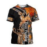 Max Corner Orange Deer Hunting Hoodie 3D Custom All Over Printed Shirts Gift For Hunter