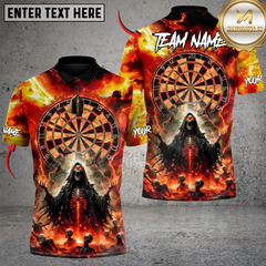 Maxcorners Darts Hellbound Darts Apocalypse Multicolor Customized Name, Team Name 3D Shirts