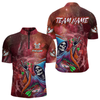 Maxcorners Death Skeleton Red Galaxy Funny Dart Shirts For Men Custom Darts Jerseys Outfit, Darts Gifts LM154