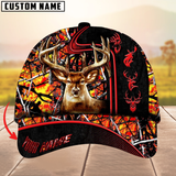 Maxcorners Beautiful Deer Hunting Version 2 Camouflage Pattern Multicolor Personalized Name 3D Cap