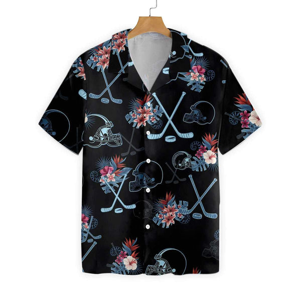 Maxcorners Hockey Hawaiian Shirt