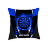 Maxcorners Darts Lightning Energy Target Multicolor Customized Name 3D Pillow