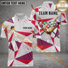Maxcorners Ball 8 Pro Billiard Jersey Multicolor Options Personalized Name, Team Name 3D Polo Shirt