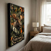 Maxcorners Duck Hunting Wood Duck Hunter Dog Wetlands Personalized Canvas Wall Art