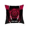 Maxcorners Darts Lightning Energy Target Multicolor Customized Name 3D Pillow