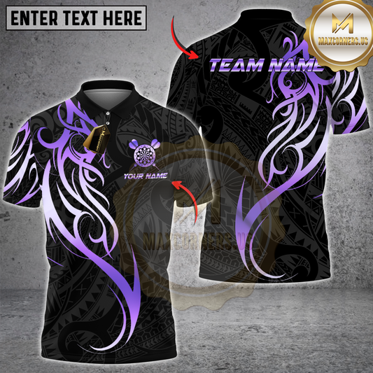 Maxcorners Darts Sport Cross Target Flame Multicolor Customized Name, Team Name 3D Shirts