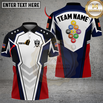 Maxcorners Billiards 9-Ball Glory To America Personalized Shirt