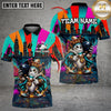 Maxcorners Bowling & Pins Graffiti Street Lane King Customized Name, Team Name 3D Shirt (4 Colors)