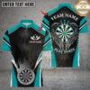 Maxcorners Darts Flame Wings Dartboard Multicolor Customized Name, Team Name 3D Shirt