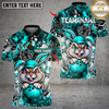 Maxcorners Bunny Bowling With Angry Pins Multicolor Customized Name, Team Name 3D Shirts