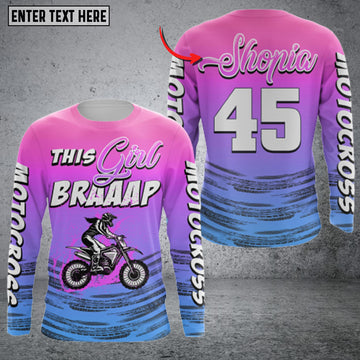 Maxcorners Cruiser Master Biker Personalized Name 3D Shirt