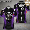 Maxcorners Billiard 8-Ball Pool Cue King Multicolor Personalized Name, Team Name 3D Unisex Shirt