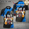Maxcorners Bowling & Pins Funny Beer Drunk Gang Customized Name, Team Name 3D Shirt For Women