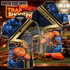 Maxcorners Trap Shooting Shotgun & Clay Target Range Graphic Multicolor Customized Name, Team Name 3D Shirts