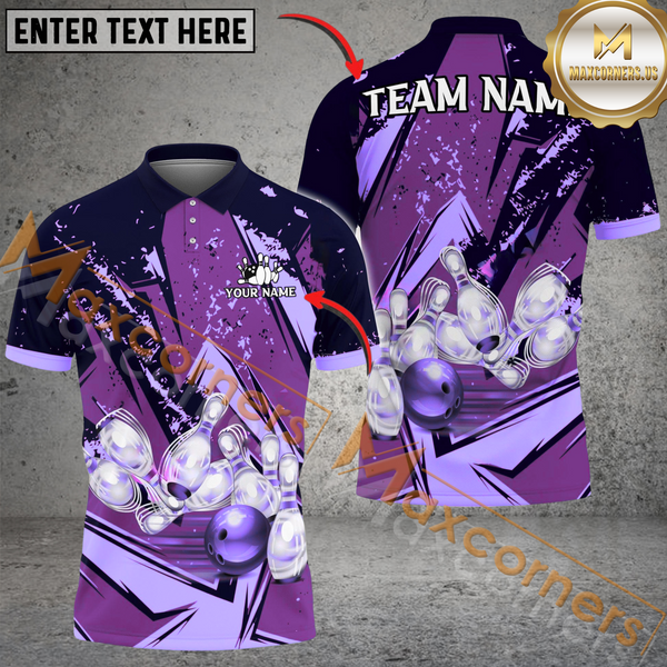 Maxcorners Bowling Jersey Winner Mutilcolor Option Customized Name, Team Name 3D Shirt