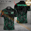 Maxcorners Thunder Bowling Jersey Multicolor Option Personalized Name, Team Name 3D Polo Shirt