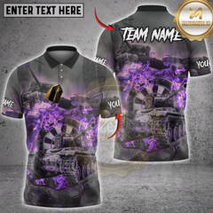 Maxcorners Darts Battle Tank Multicolor Customized Name, Team Name 3D Shirts