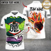 Maxcorners Bowling Green Monster Rip Flame Strike Multicolor Customized Name, Team Name 3D Shirts