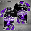 Maxcorners Bowling And Pins Premium Super Multicolor Option Customized Name 3D Shirt