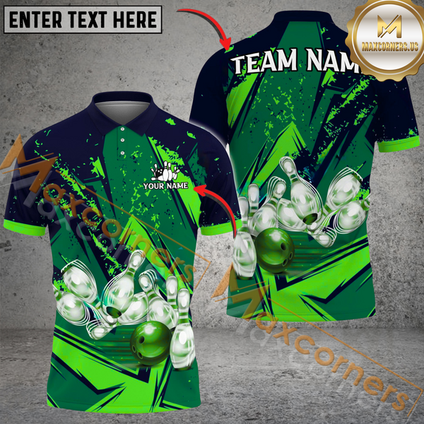 Maxcorners Bowling Jersey Winner Mutilcolor Option Customized Name, Team Name 3D Shirt