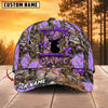 Maxcorners Hunting Pretty In Pink Deer Woodland Camo Personalized 3D Cap