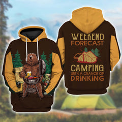 Maxcorners Camping 3D All Over Printed Shirt VTHD37