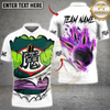 Maxcorners Bowling Green Monster Rip Flame Strike Multicolor Customized Name, Team Name 3D Shirts