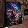 Maxcorners Duck Hunting Labrador Mallard Autumn Wetlands Personalized Canvas Wall Art