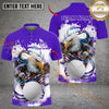 Maxcorners American Eagle Power Golf Polo Customized Name, Team Name 3D Shirts (4 Colors)