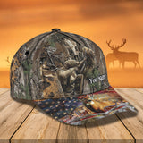 Maxcorners Deer Bow Hunting American Classic Personalized Cap