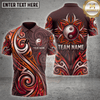 Maxcorners Yin Yang Eight Ball Spiral Motion Pool Shirt Multicolor Customized Name, Team Name 3D Shirts