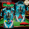 Maxcorners Pool Game Tops Tribal Pattern Billiards Multicolor Customized Name 3D Shirt