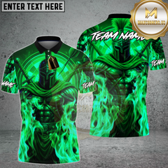 Maxcorners Dart Shirt Fiery Spartan Warriorr Design Multioptions Personalized Name, Team Name Unisex 3D Shirt (4 Colors)